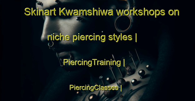 Skinart Kwamshiwa workshops on niche piercing styles | PiercingTraining | PiercingClasses | SkinartTraining-South Africa